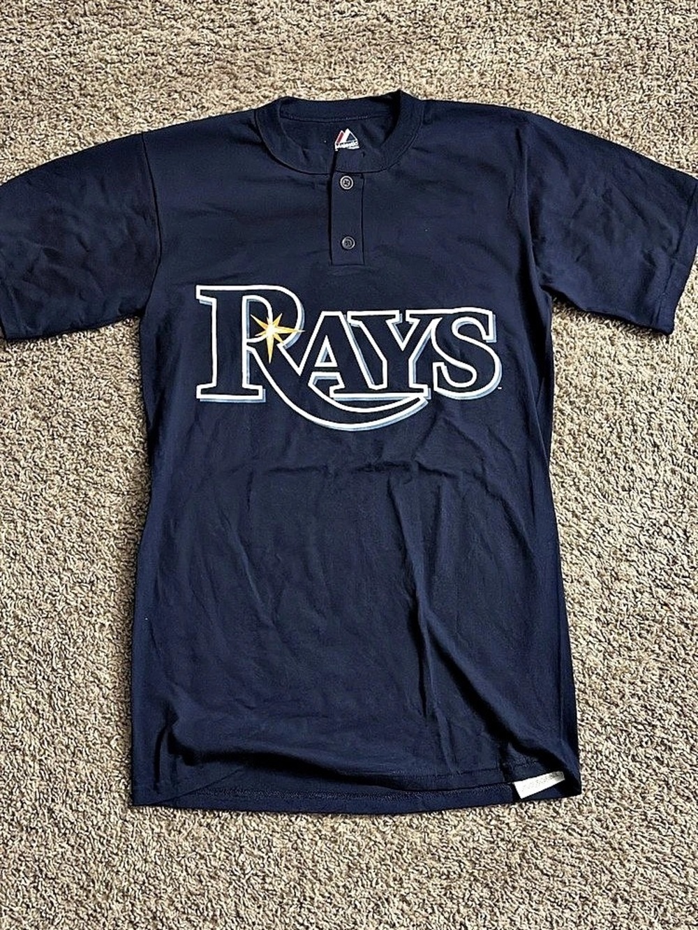 Majestic Tampa Bay Rays Jersey Blue
